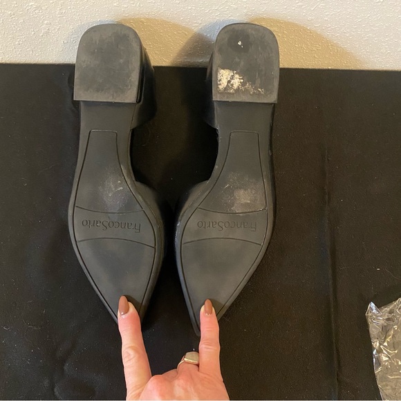 Franco Sarto Neiman D’Orsay Black Flats Size 9 - Picture 7 of 7